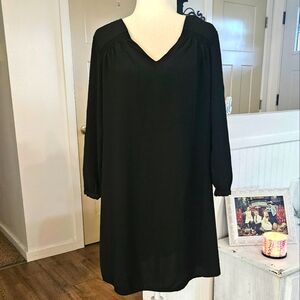 Barely Worn - OLD NAVY - Black Full Shift Dress - Size XL